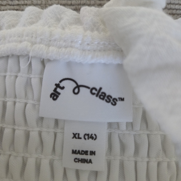 Art class White Ruffle Strap Sundress - Picture 3 of 5